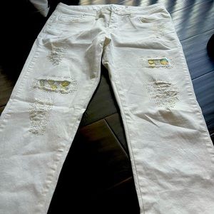 NWOT White Elisa Cavaletti jeans size 32